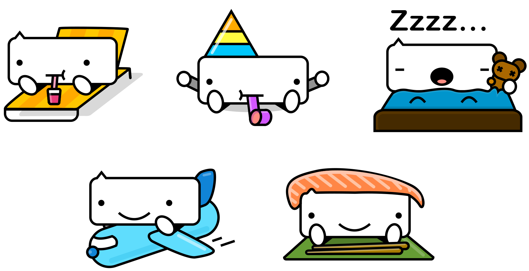 Bubyo iPhone sticker pack